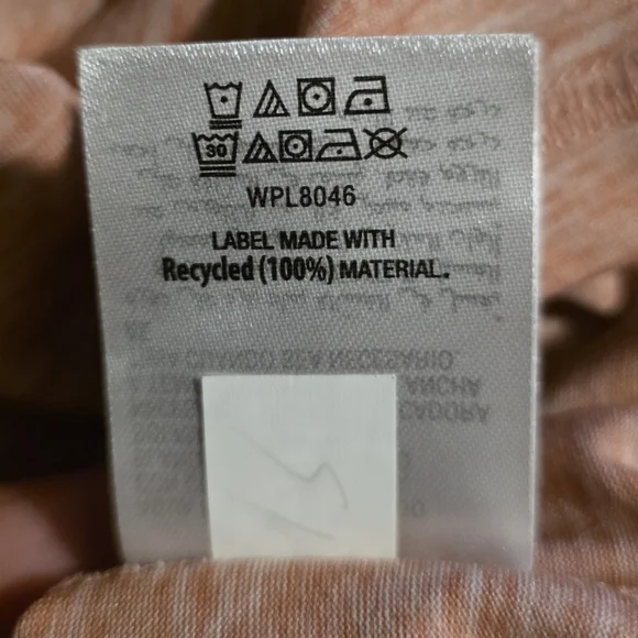 Ideology Mauve Heather V Neck Short Sleeve Tee (TS43) - Picture 4 of 9